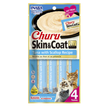 CHURU SKIN & COAT TUNA WITH SCALLOP RECIPE 4 TUBOS