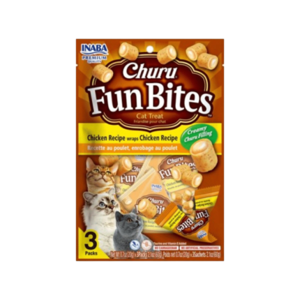 CHURU FUN BITES INABA SABOR POLLO 60 G