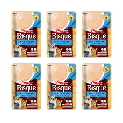 PACK X6 INABA CHURU BISQUE TUNA RECIPE 140 G