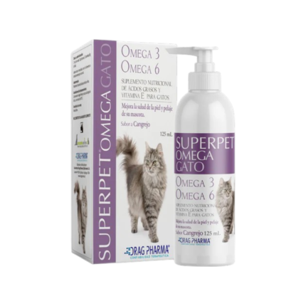 SUPERPET OMEGA GATO OMEGA 3 Y OMEGA 6 125 ML