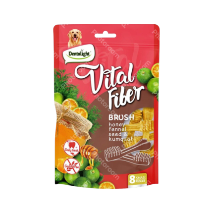 DENTALIGHT VITAL FIBER BRUSH MIEL 8 PIEZAS SMALL